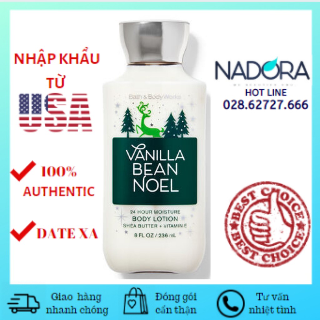 Sữa Dưỡng Thể Bath And Body Works - Vanilla Bean Noel Body Lotion (236ml)