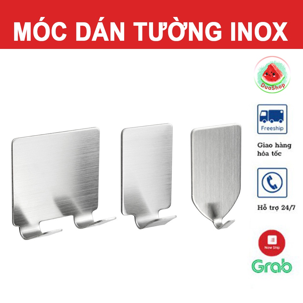 Mua Móc Dán Tường INOX Keo 3M Siêu Dính, Inox 304 Không Gỉ Siêu Bền ...