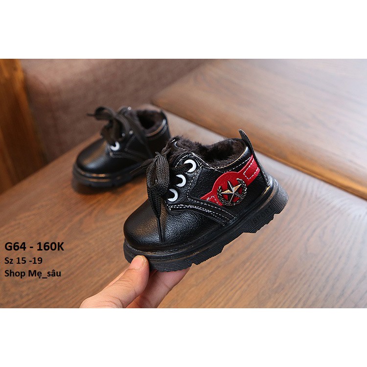 Gìay lót lông cổ cao G64