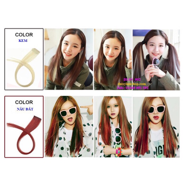 Line tóc nối tơ, tóc highlight DLSN_002