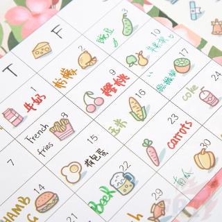 ❉ Funny Diary Label Stickers ❉6Sheet/Set DIY Diary Scrapbooking Decals Stickers