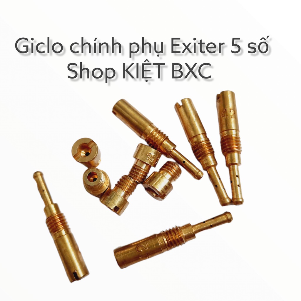GICLO CHÍNH PHỤ BỘ CHẾ EXCITER 5 SỐ (BÁN LẺ)
