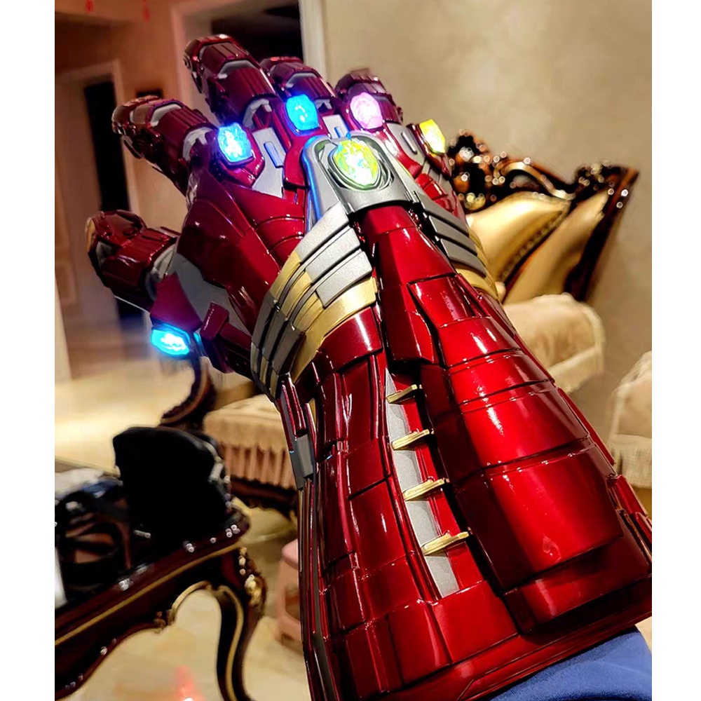 Găng tay Vô cực Nano Iron Man 1:1 kim loại cao cấp