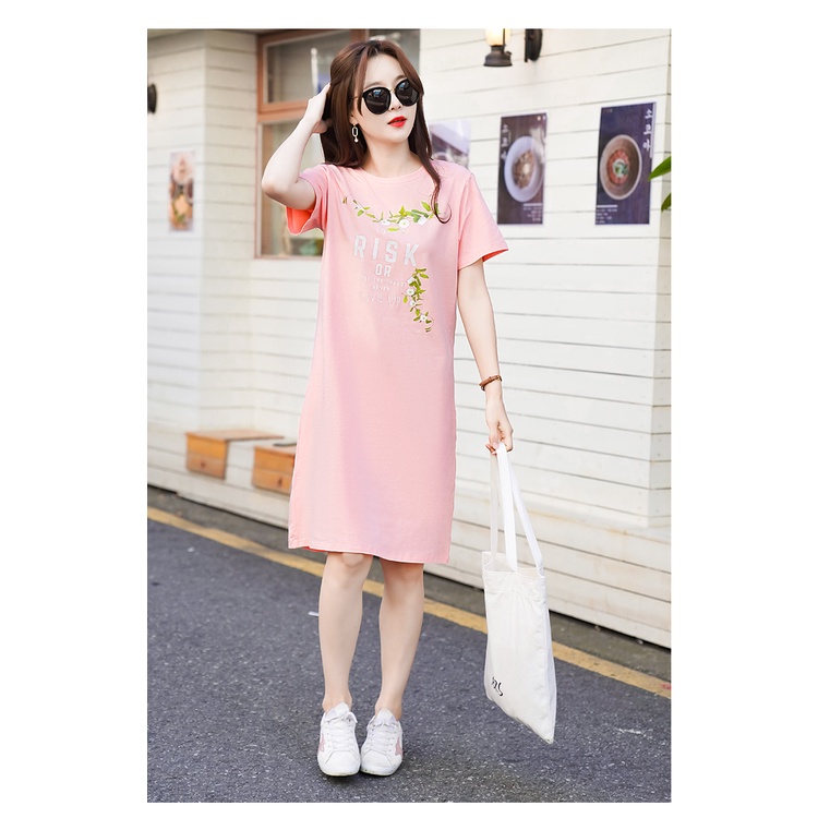 Váy suông dáng dài form rộng hot nhất trong BST váy nữ, chất cotton (ảnh thật)