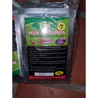 Men tiêu hóa cho cá cảnh.