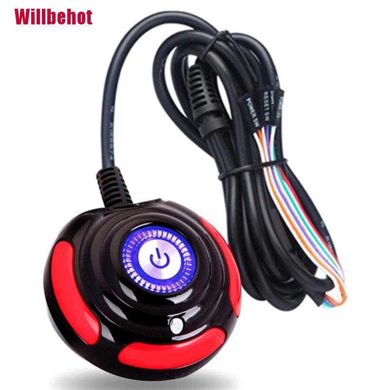 [Willbehot] Push Button On Off Reset Switch Desktop Pc Computer Case Power Supply Accessory [Hot]