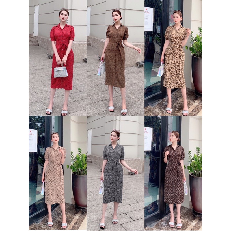 Thả thính chiếc váy sơmi báo hothit