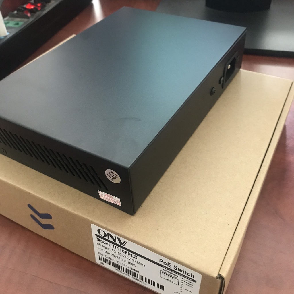 Switch ONV 1108PSD-11064PLS chính hãng giá rẻ/ Bộ chia mạng - Switch POE 'ONV' 4, 8, 16 ports