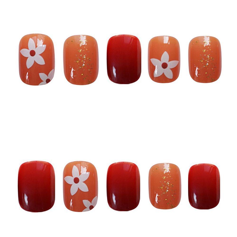 XIANTIN Hộp 24 Móng Tay Giả Ngắn / Tròn / Vuông