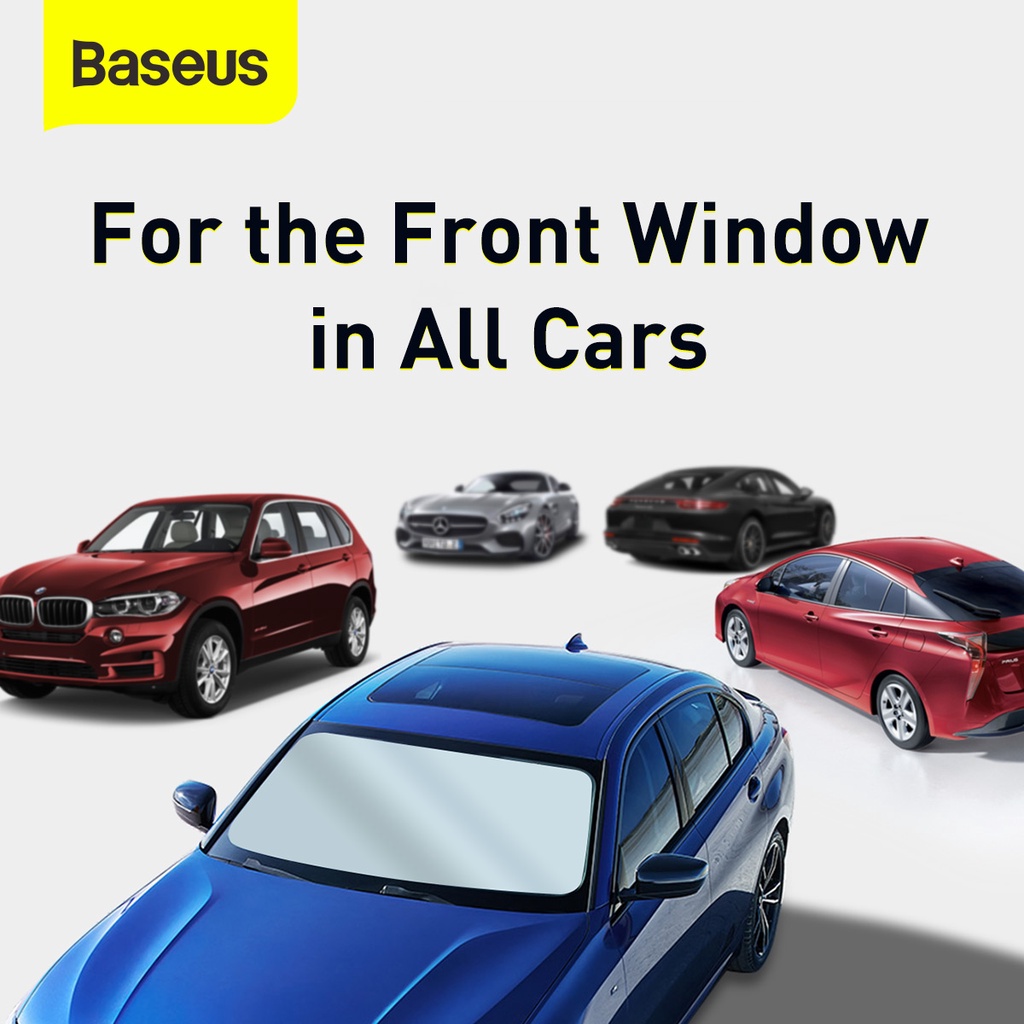 Rèm chắn nắng trên kính lái ô tô xe hơi Baseus Auto Close Car Front Window Sunshade