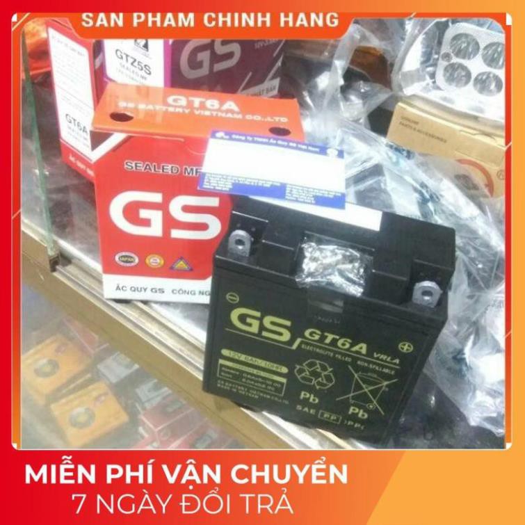 ắc quy xe máy GS 5A, 3.5A bảo hành 1 năm 1 đổi một