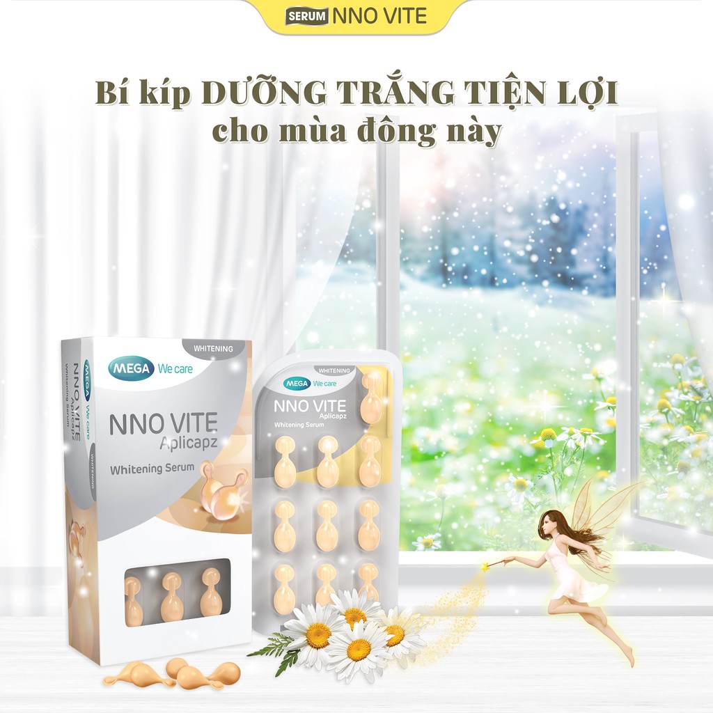 Serum Nno Vite giúp dưỡng trắng tái tạo da, ngăn ngừa lão hóa da