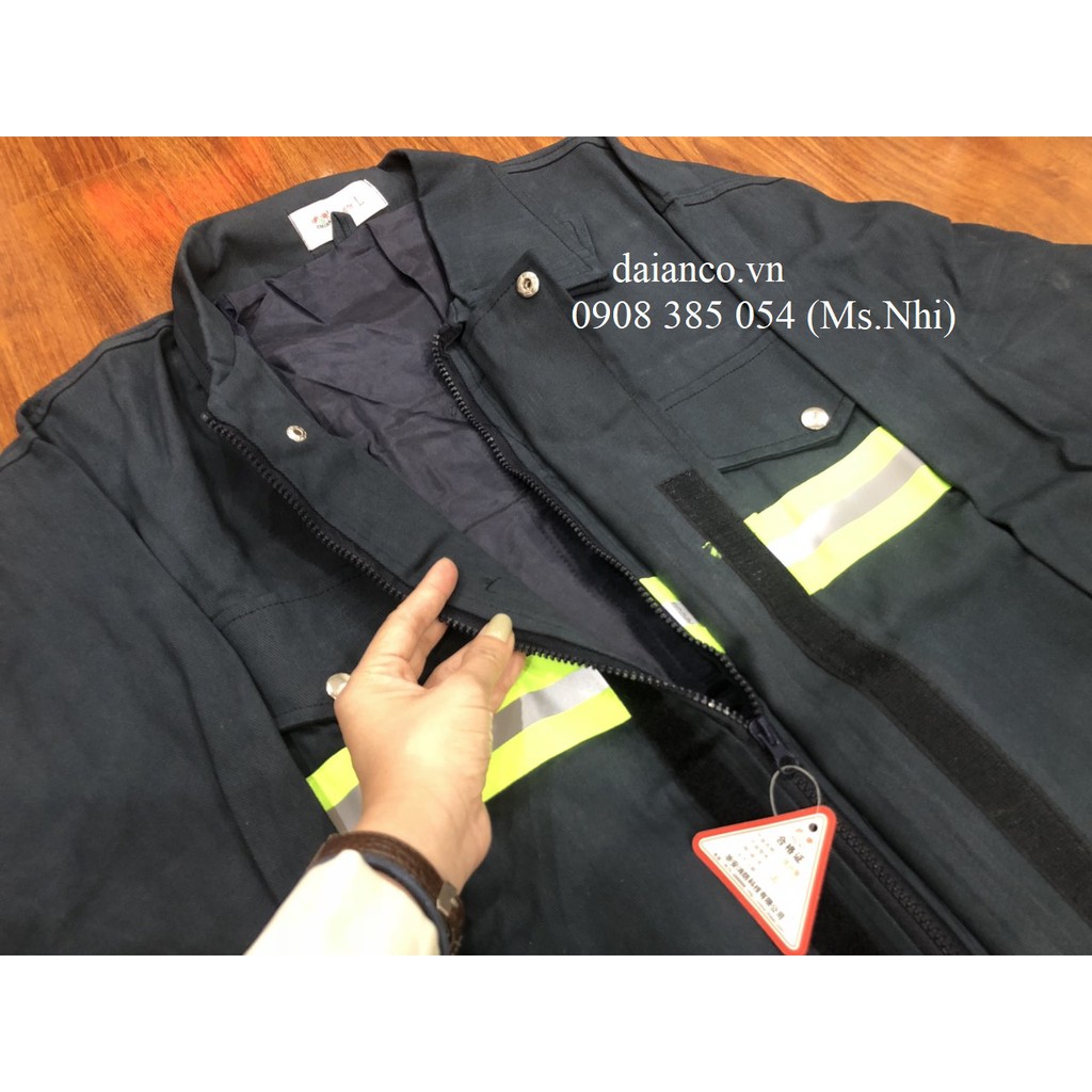 Bộ Quần Áo chống cháy màu xanh đen TT56 - Hình thật, Hàng sẵn