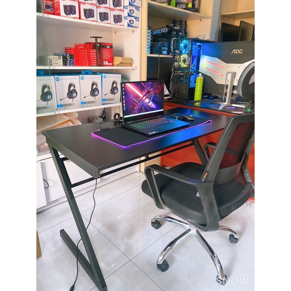 Bàn chữ Z Mặt bàn Gỗ MDF / kính cường lực Chống Nước NEW - Gaming để máy tính PC giá rẻ