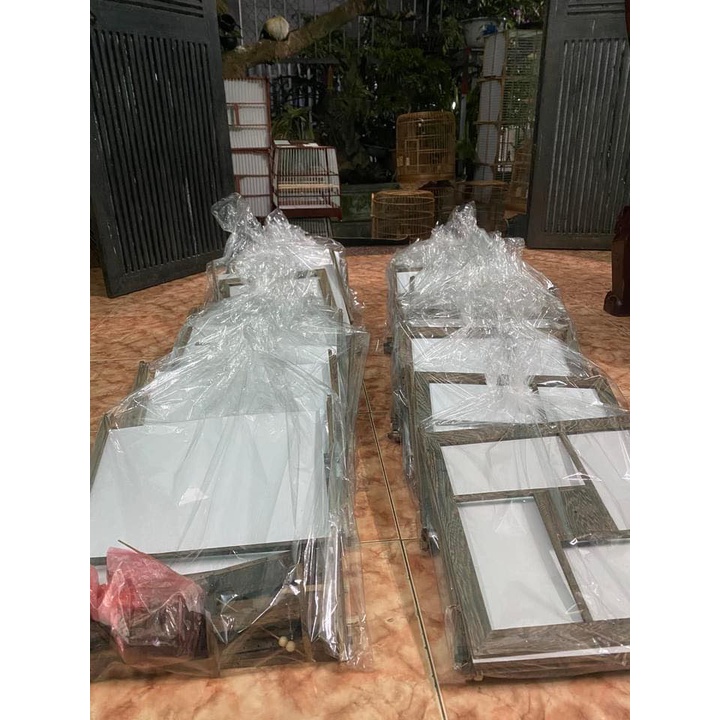 Khung Lồng Chim Chào Mào Gỗ Mun Cực Đẹp Phụ Kiện Lồng Chim Gía Rẻ K103