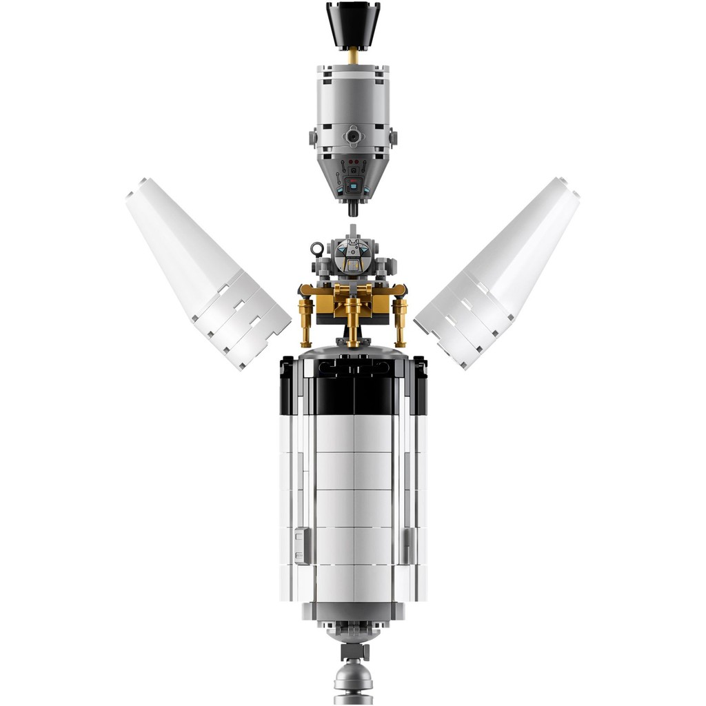 92176  Đồ chơi lắp ráp Iego NASA Apollo Saturn V - Tàu vũ trụ Apollo