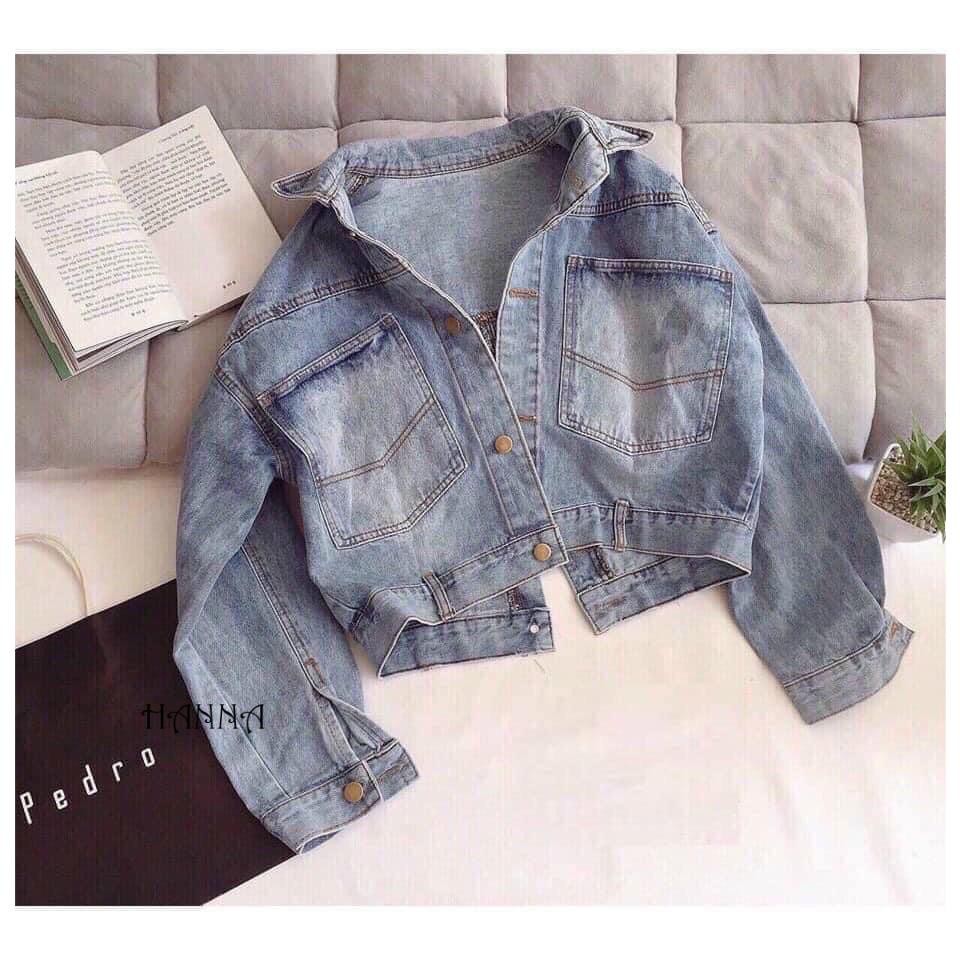 Áo Khoác Jean Nữ Cao Cấp Túi Hộp Sang Chảnh Mẫu Mới Thời Trang Hot 2021, Áo Khoác Bò Chất Đẹp Cao Cấp, Sành Điệu | Hanna | BigBuy360 - bigbuy360.vn