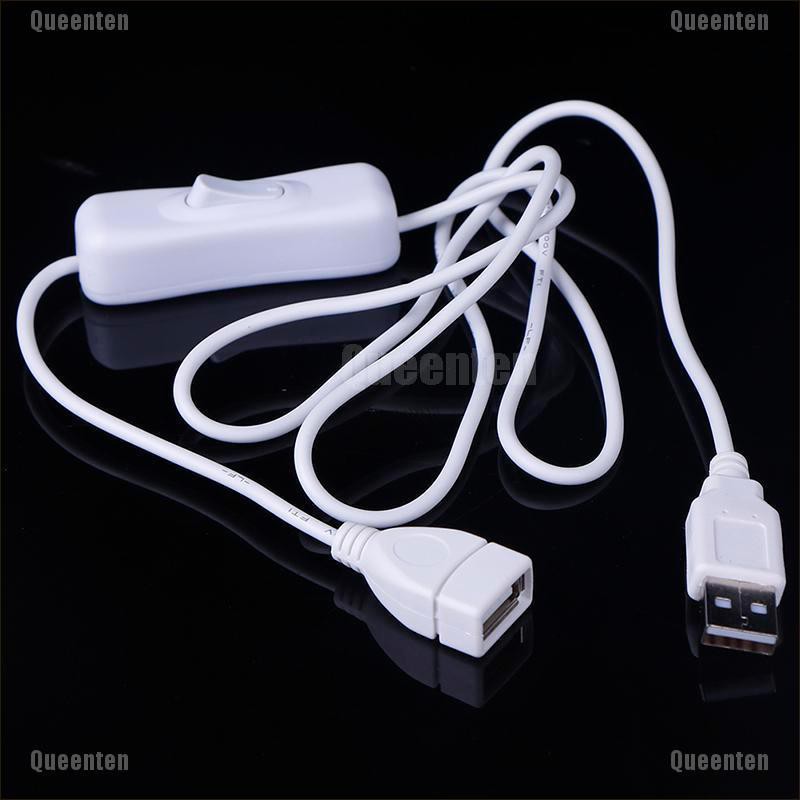 Cáp chuyển đổi 1m cổng USB với công tắc bật/ tắt cho đèn/quạt USB
