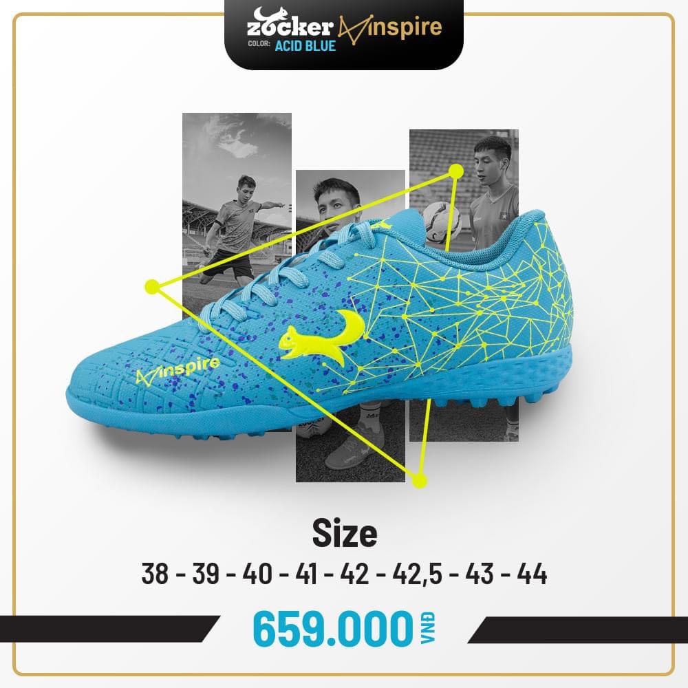Giày bóng đá Zocker Inspire TF sân cỏ nhân tạo