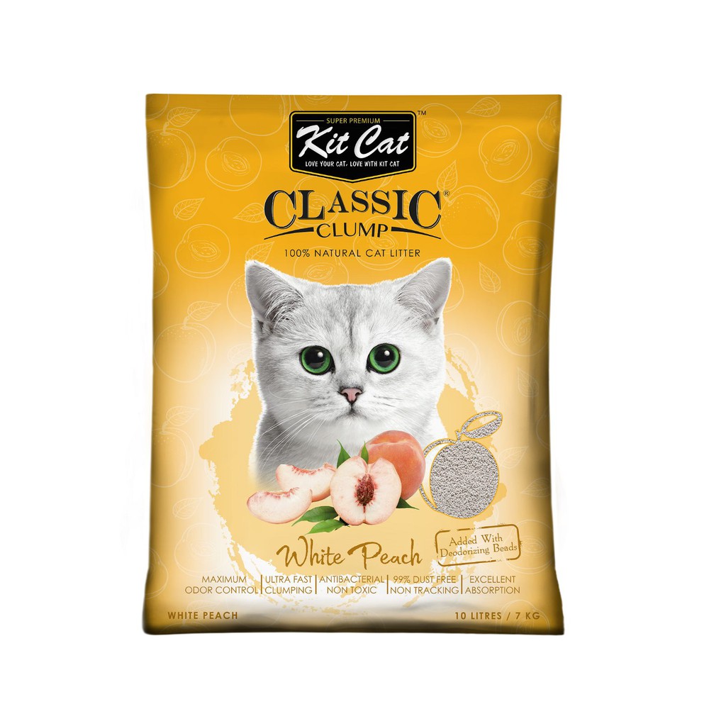 Cát đất sét vệ sinh cho mèo KIT CAT clumping 10L