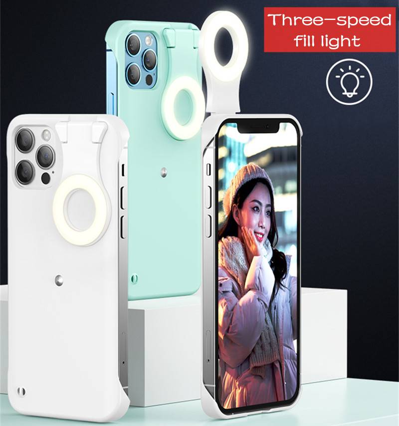 ốp điện thoại Tpu Mềm Kèm Đèn Led Tiện Dụng Cho Iphone 12 Promax 11 X Xsmax Xr 11promax 12mini