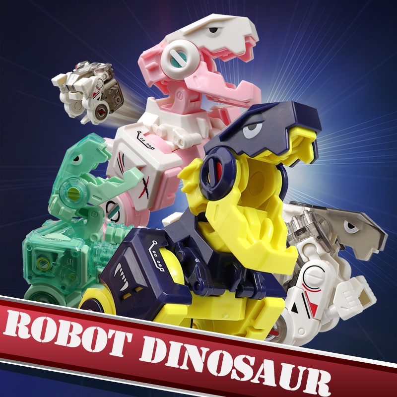 Đồ Chơi Robot Khủng Long Rubix Biến Hình Giáo Dục Cho Trẻ Em