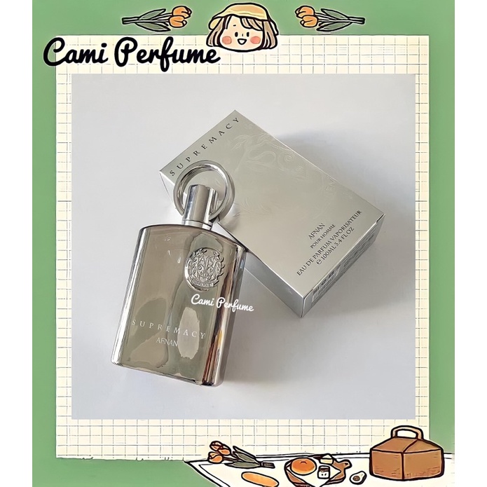 10ml 🍁 Afnan 𝗦𝘂𝗽𝗿𝗲𝗺𝗮𝗰𝘆 𝗦𝗶𝗹𝘃𝗲𝗿 EDP - Nước hoa nam