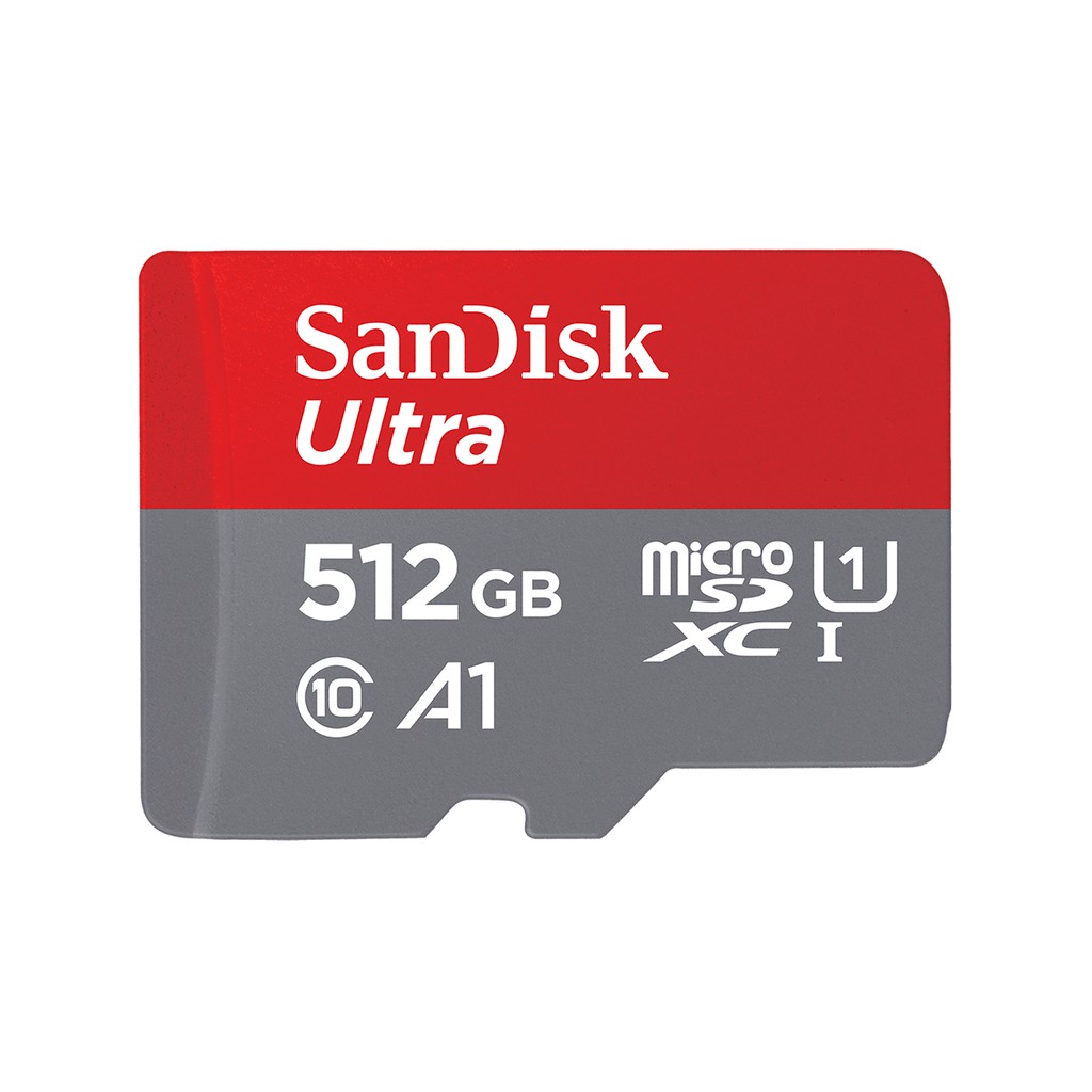 Thẻ nhớ MicroSDXC SanDisk Ultra A1 256GB / 400GB / 512GB / 1TB 800x U1 120MB/s - Không Adapter (Xám) - New Model