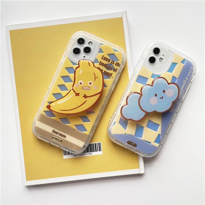 Giá đỡ điện thoại Chống điện thoại popsocket hình MÂY CHUỐI dễ thương
