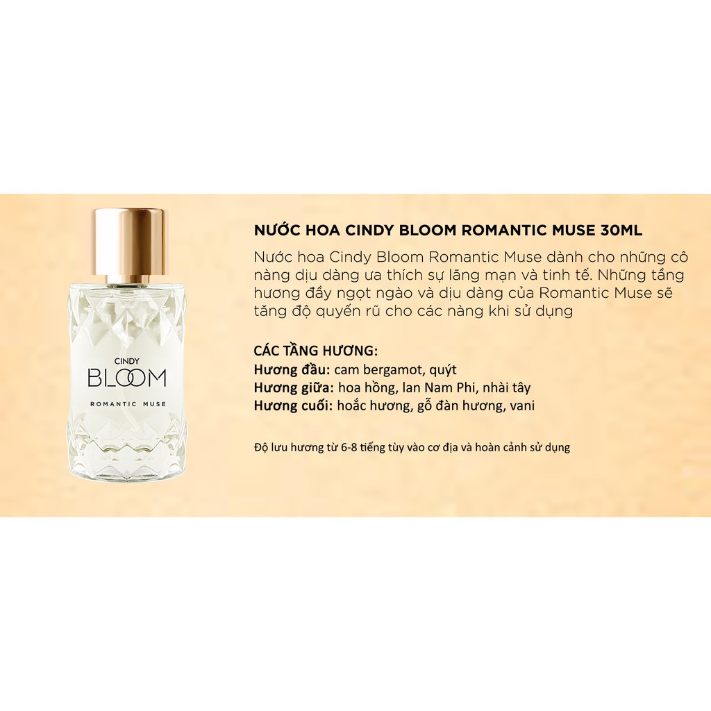 Nước hoa Cindy Romantic Muse 30ml