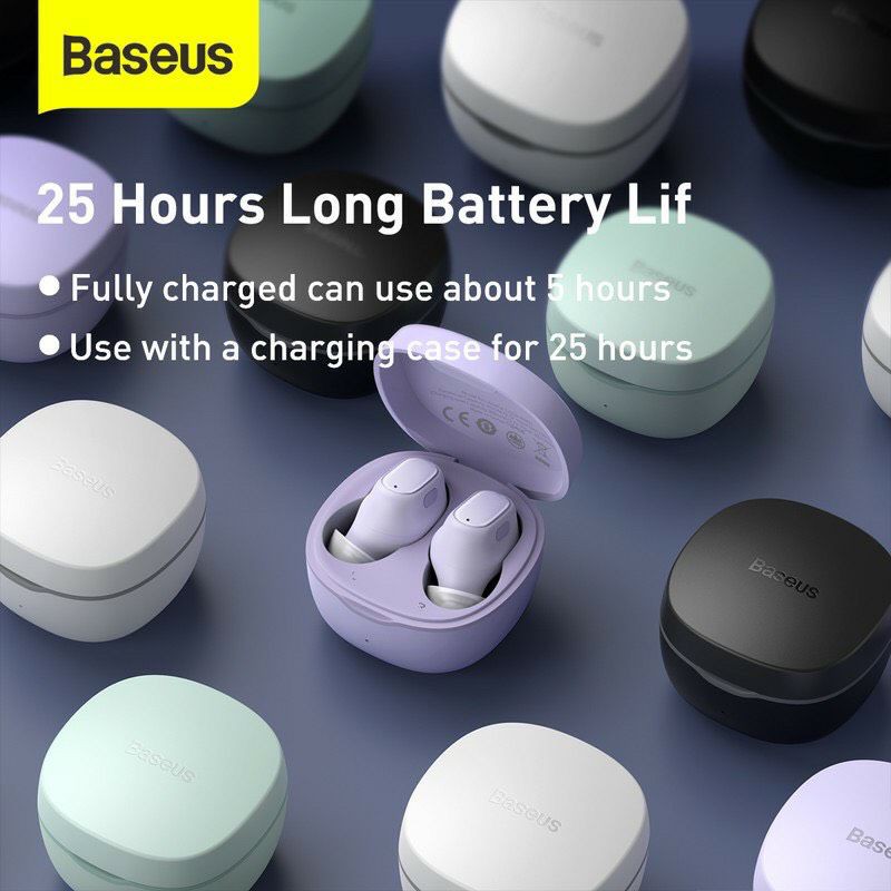 Tai nghe nhét tai bluetooth baseus WM01