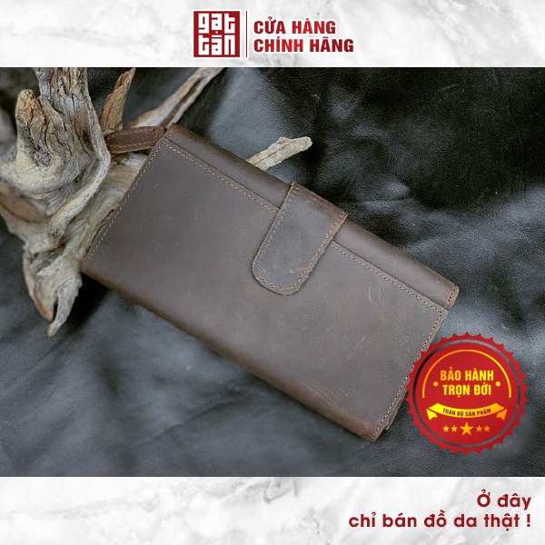 [BẢO HÀNH TRỌN ĐỜI] Ví Dài Nam / Bóp Da Nam Đựng THẻ Cao Cấp Hàng Đẹp Gạt Tàn Store / Cam Kết Da Bò Thật 100% - VD-L122