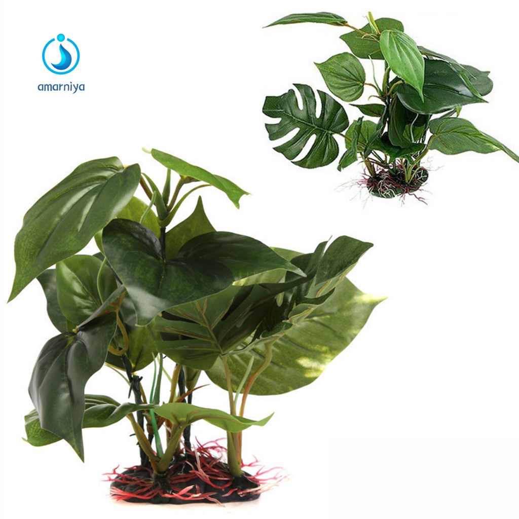 Lá Cây Nhân Tạo Có Thể Hòa Tan Được Dùng Để Trang Trí Bể Cá