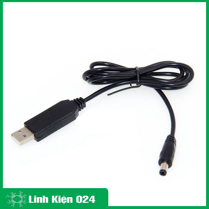 Dây USB dài 1 mét đầu vào 5V đầu ra 9V / 12V