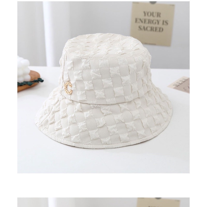 Nón bucket vành dập nổi dành cho nữ