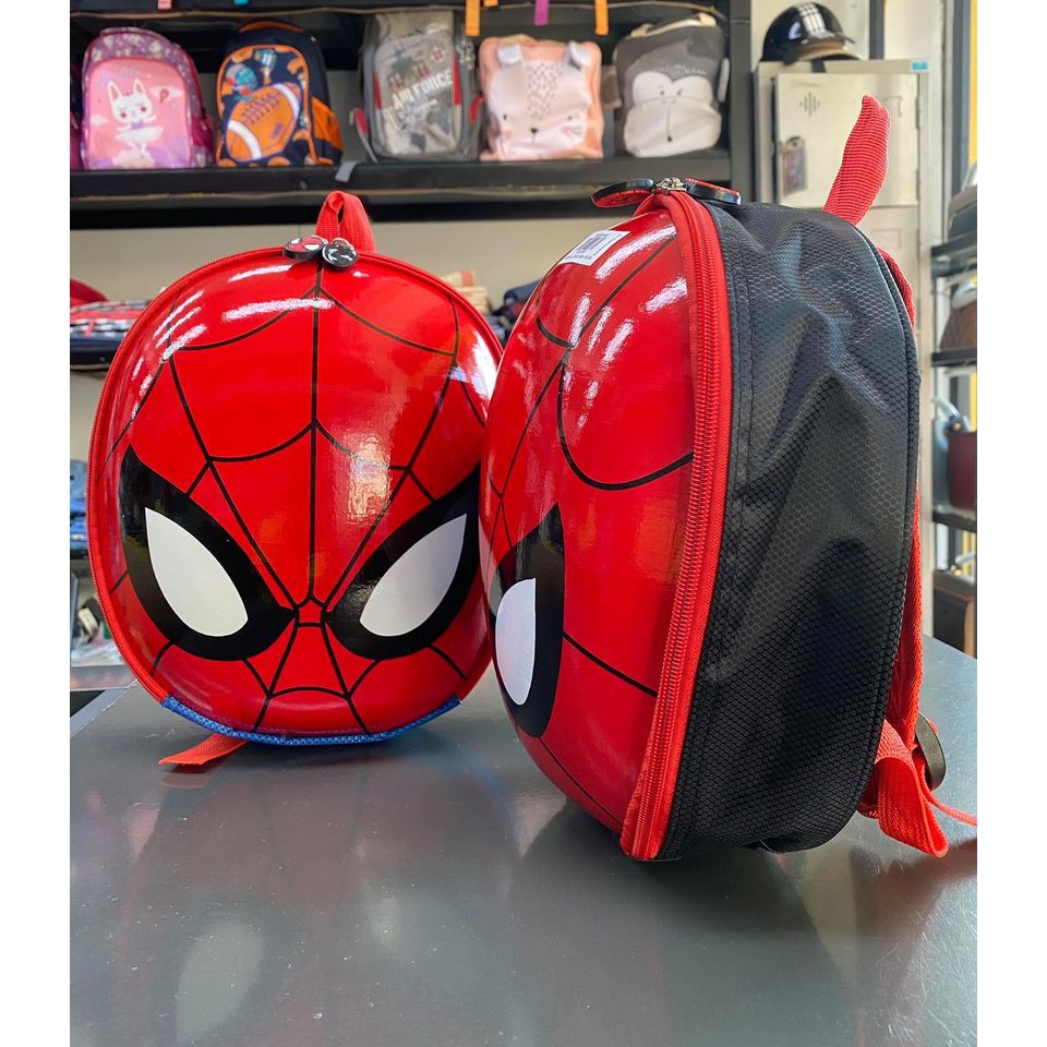 Ba lô hộp hình Spiderman cho bé mẫu giáo