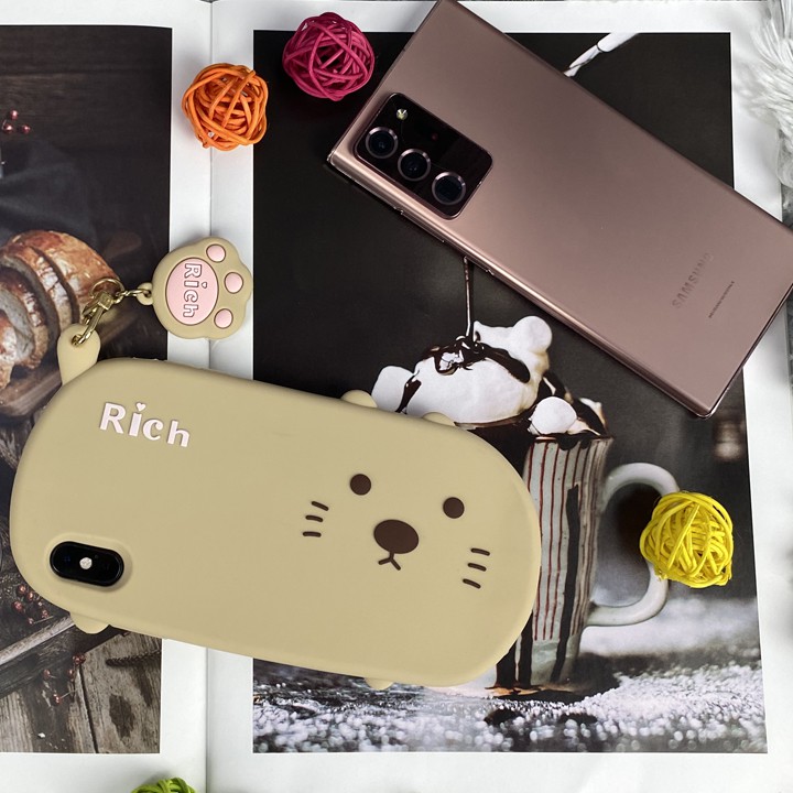 Ốp Lưng RichCat cho iPhone 6/6S/7/8/6Plus/6SPus/7Plus/8Plus/X/XS/XR/XSMax/11/12/13 chất silicon đủ dòng máy - Mã TZAC250