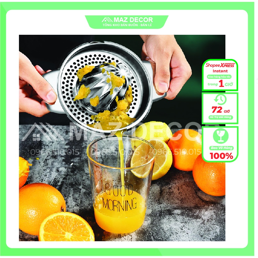 [Sỉ] DỤNG CỤ VẮT CAM BẰNG INOX CAO CẤP CAO CẤP GIÁ RẺ ĐẸP