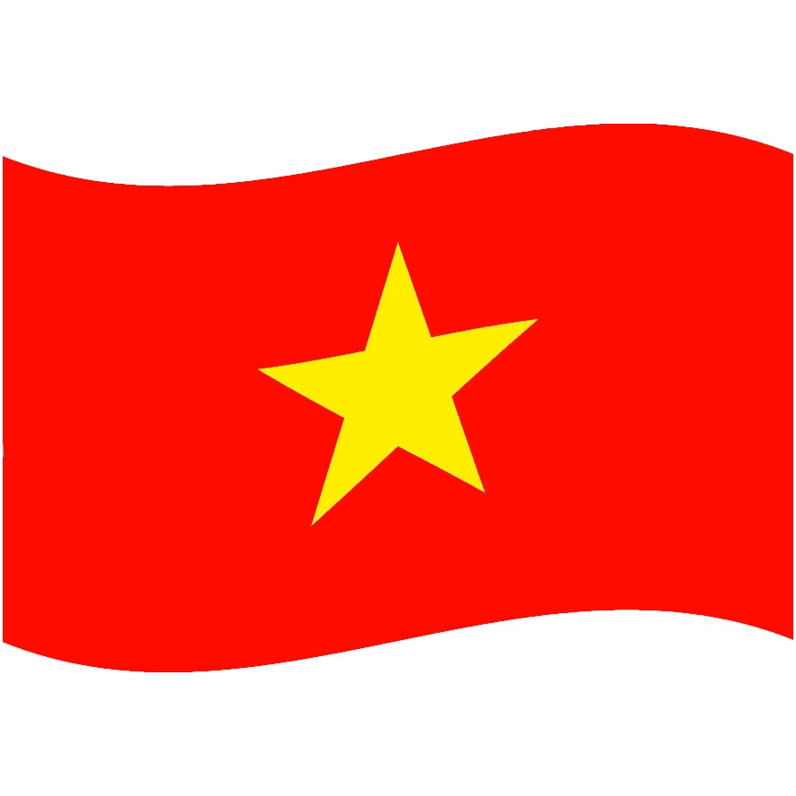 Bộ 50 Sticker hình dán lá cờ Việt Nam, cờ dán mặt, decal cờ dán mặt cổ vũ