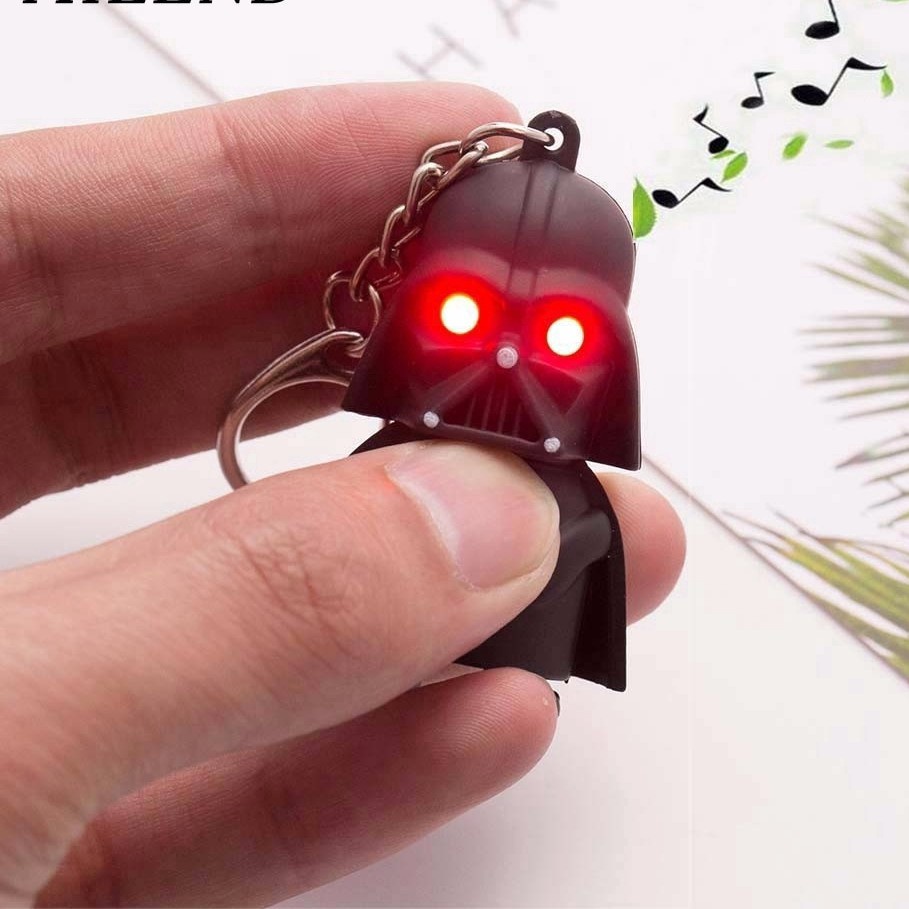 [CÓ ĐÈN CÓ NHẠC] - Móc Khóa Phát Sáng Hình Nhân Vật Darth Vader Trong Phim Star Wars dèn led có nhạc