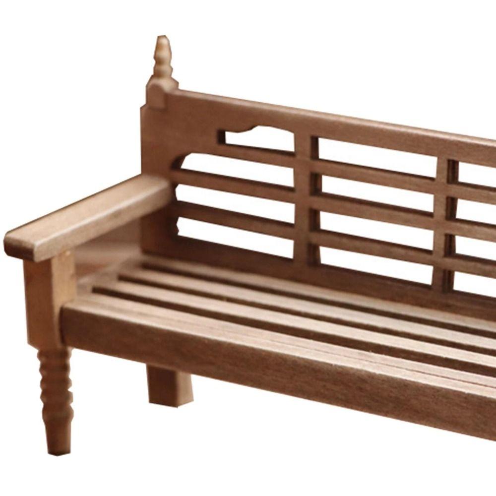 Mô Hình Ghế Dài Mini Đồ Chơi DIY Trang Trí Nội Thất