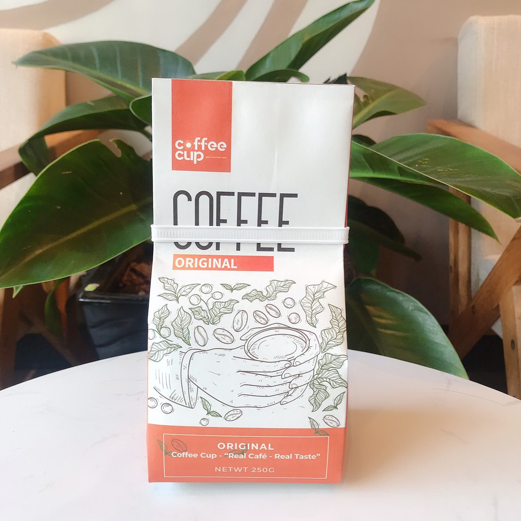 Cà phê nguyên chất Robusta Coffee Cup Đặc Biệt, Cà phê rang xay nguyên bản pha phin vị đắng thanh đậm | BigBuy360 - bigbuy360.vn
