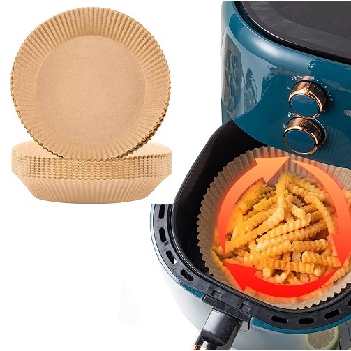 Set 50 Miếng Giấy Nến Lót Nồi Chiên Không Dầu Chống Thấm Chống Dính Size Lớn 20cm Cho Mọi Loại Nồi