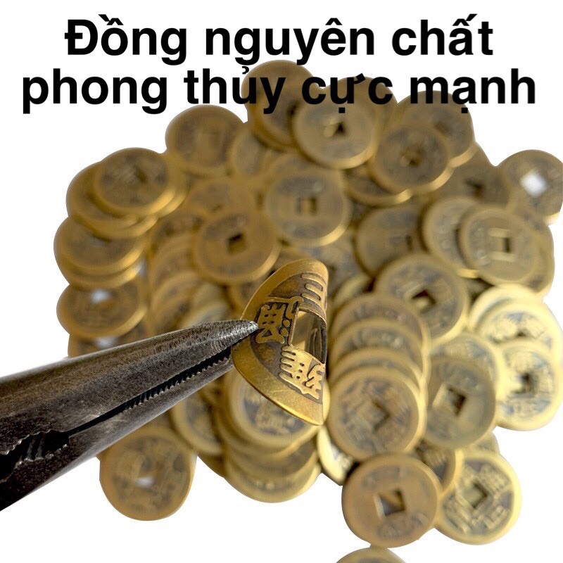 10 đồng tiền xu rời may mắn - Vật phẩm phong thủy phát tài