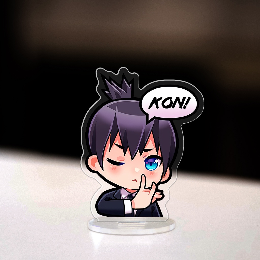 Mô hình đứng Standee anime Chainsaw Man nhân vật Denji Power Aki Makima Reze manga trang trí decor bàn học cao 8cm