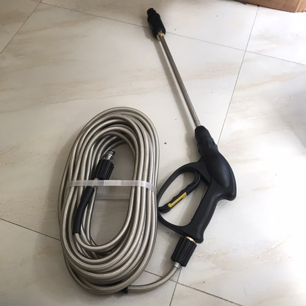 Máy rửa xe cao áp Etop ⚡️Tặng cần rửa xe, bình bọt tuyết + dây dài 10 mét ⚡️ Công suất: 1800W