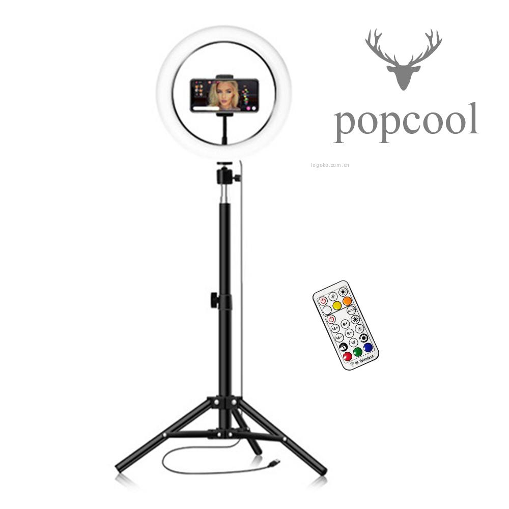 Vòng Đèn Led Rgb 10inch / 26cm 3500k-6500k Kèm Giá Đỡ Điện Thoại 55cm | BigBuy360 - bigbuy360.vn