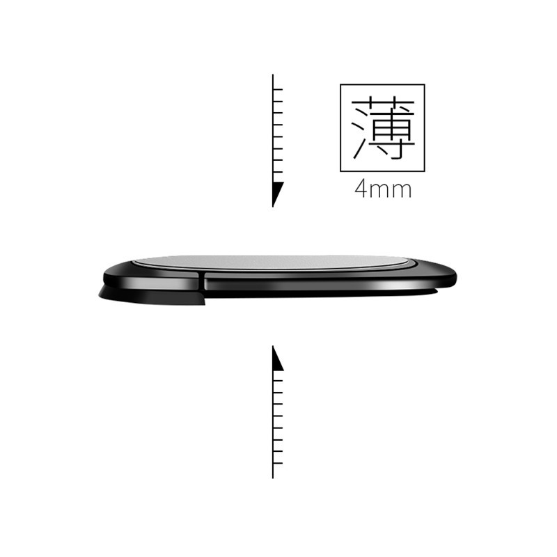 Giá Đỡ Điện Thoại Bằng Kim Loại Hít Nam Châm Trên Xe Hơi Cho iPhone Samsung Xiaomi OPPO VIVO