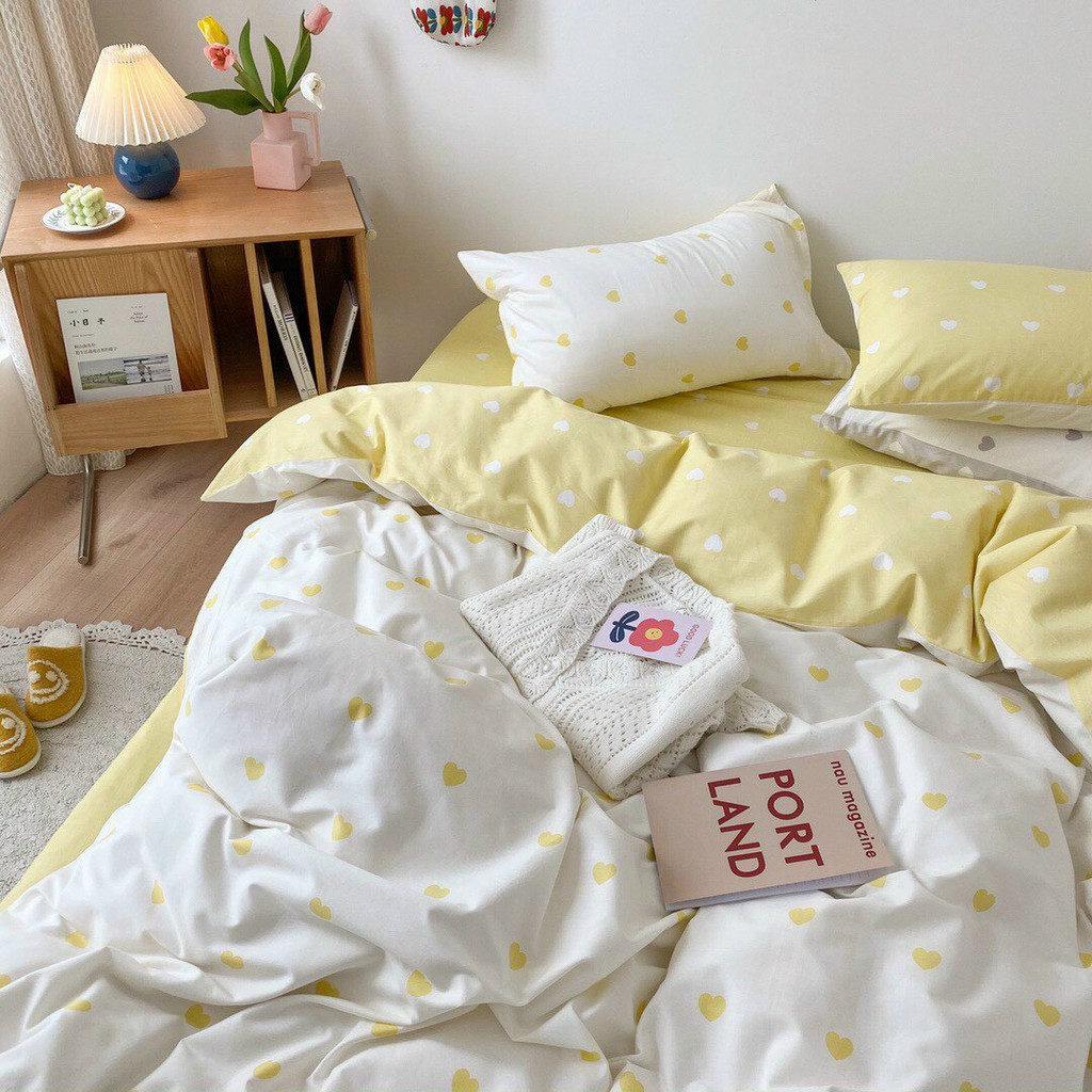 Bộ chăn ga gối Cotton PL DOSA Bedding ga giường đủ mọi kích thước chăn ga mang họa tiết Tym 2 mặt cực đẹp | BigBuy360 - bigbuy360.vn