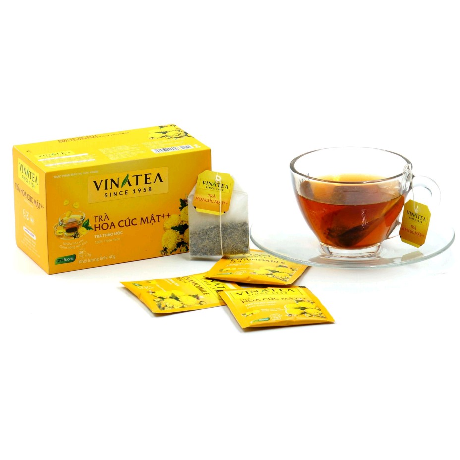 Trà Vinatea hoa cúc mật ++ Túi Lọc 40g